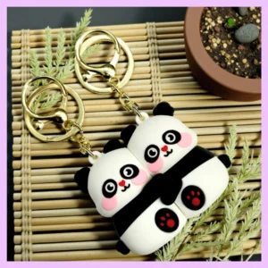 panda magnetic keychain